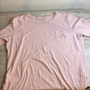 Vineyard Vines Light Pink Long Sleeve Tee